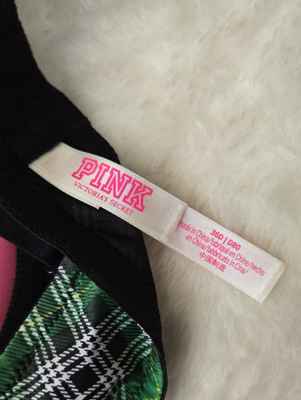 PINK Victoria's Secret Super Push Up Bra, Womens Size 36D - Picture 5 of 8